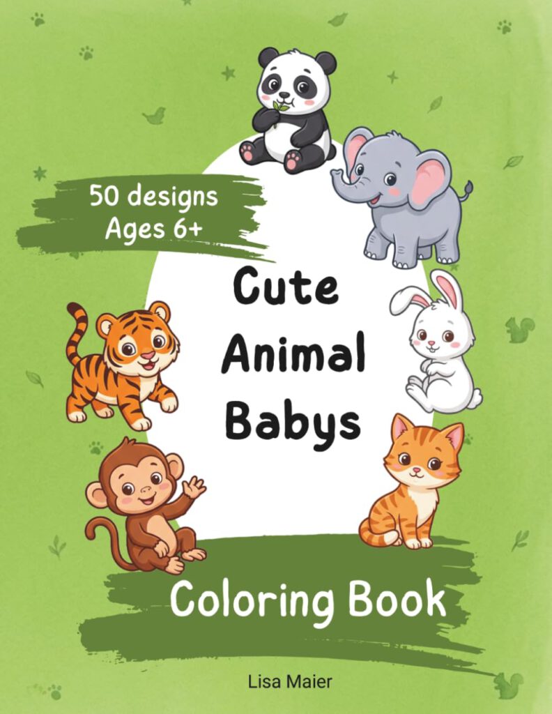 Cute Baby Animals - English cover