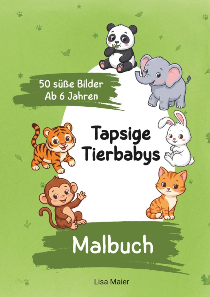Tapsige Tierbabys - deutsches Cover