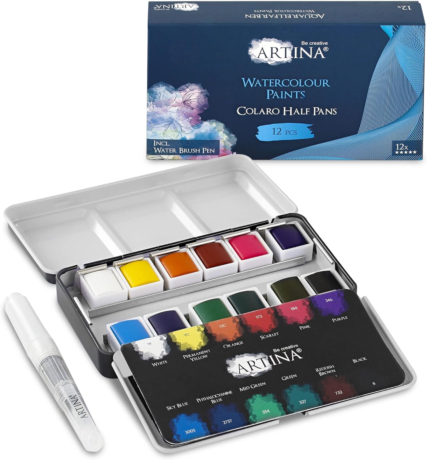 Artina Colaro Farbkasten Aquarellfarben
