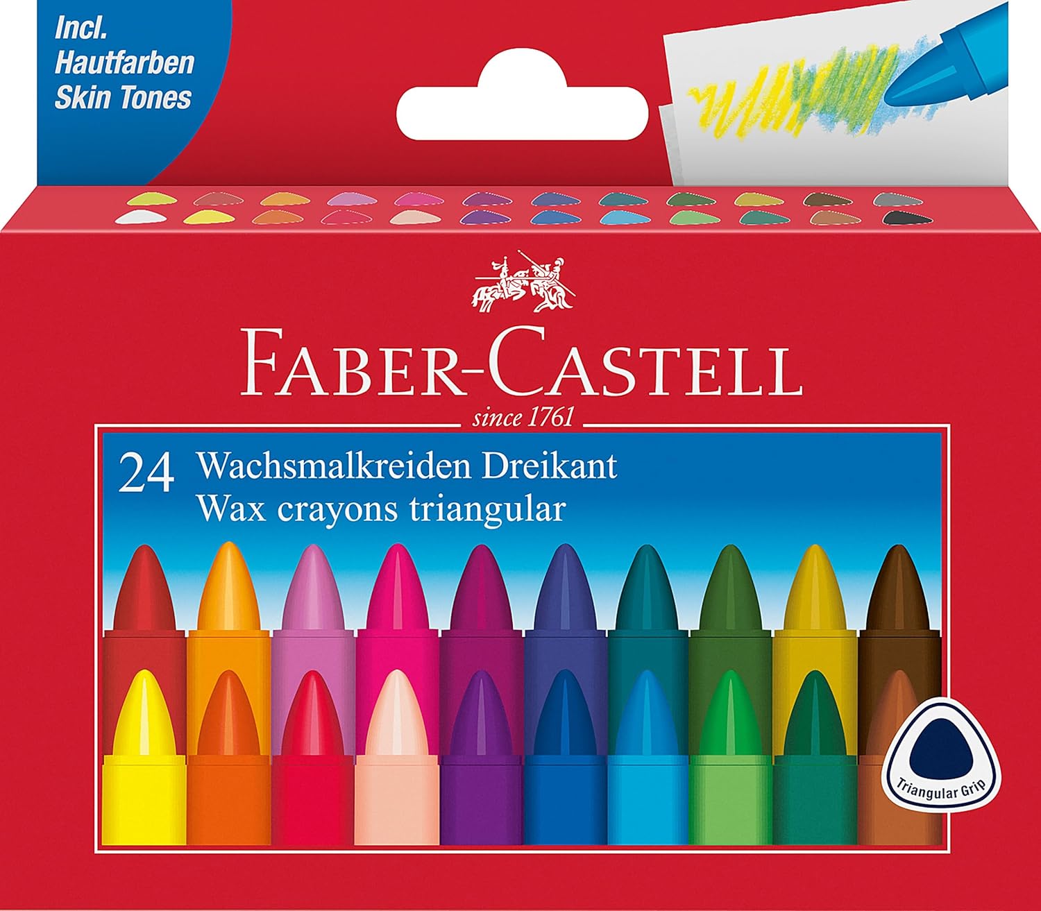 Faber-Castell Dreikant Wachsmalkreide
