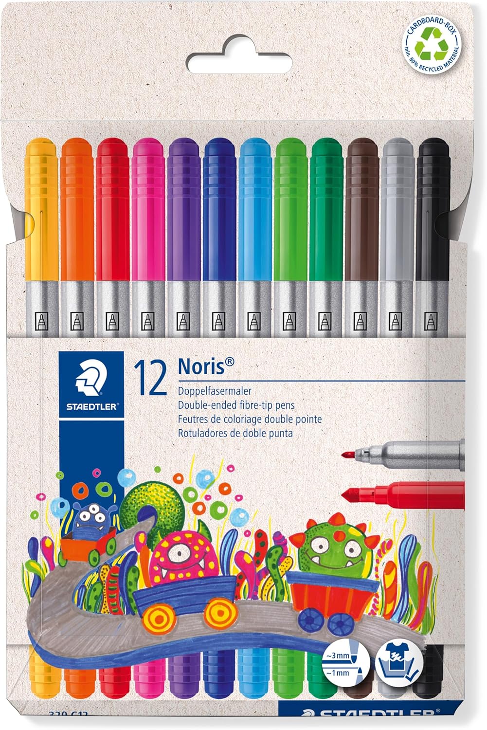 STAEDTLER Noris 320 Doppelfasermaler