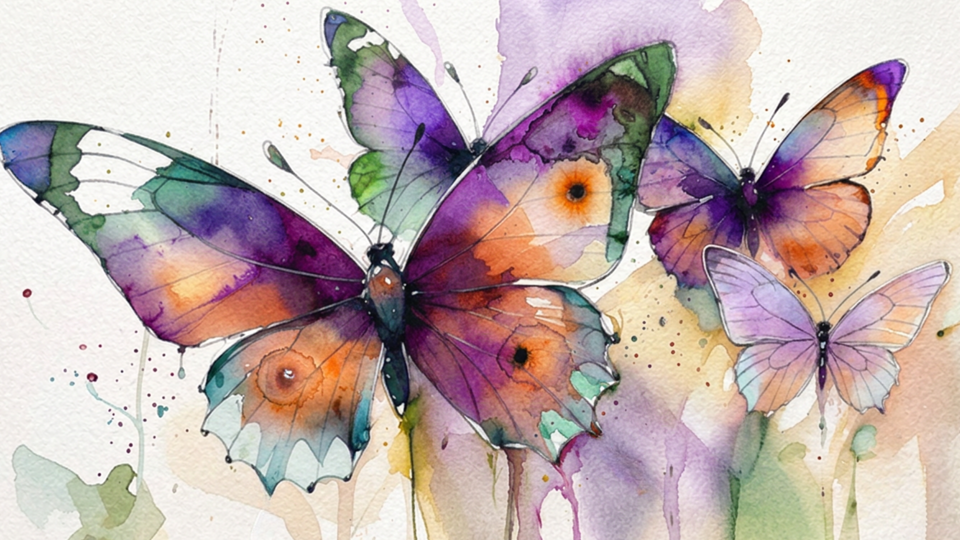 Aquarellfarben in Künstlerqualität Atmosphärenbild