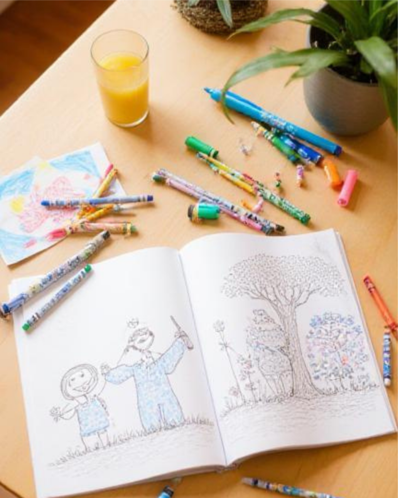 Kinder malen – kreativ und entspannt