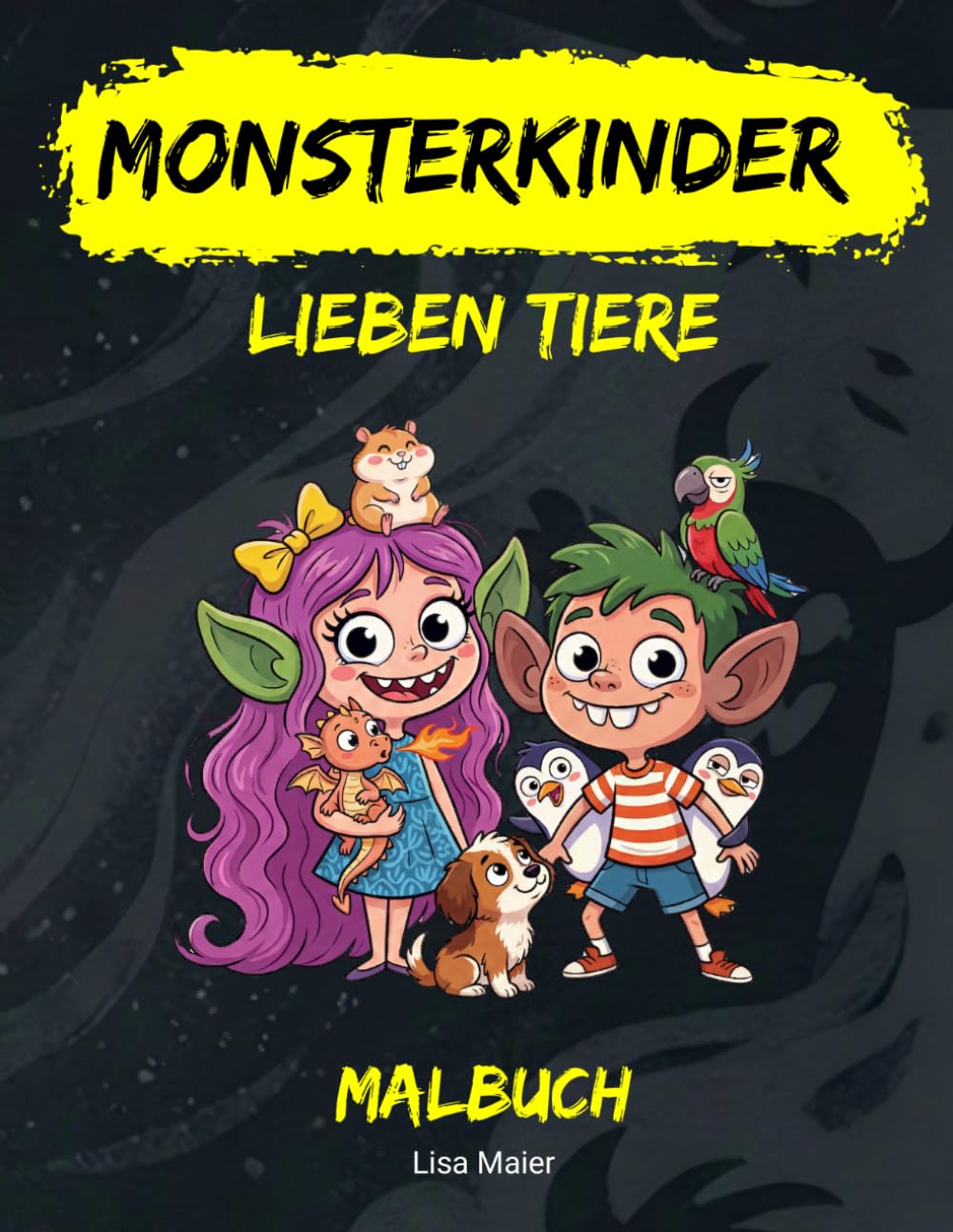 Monsterkinder lieben Tiere - deutsches Cover