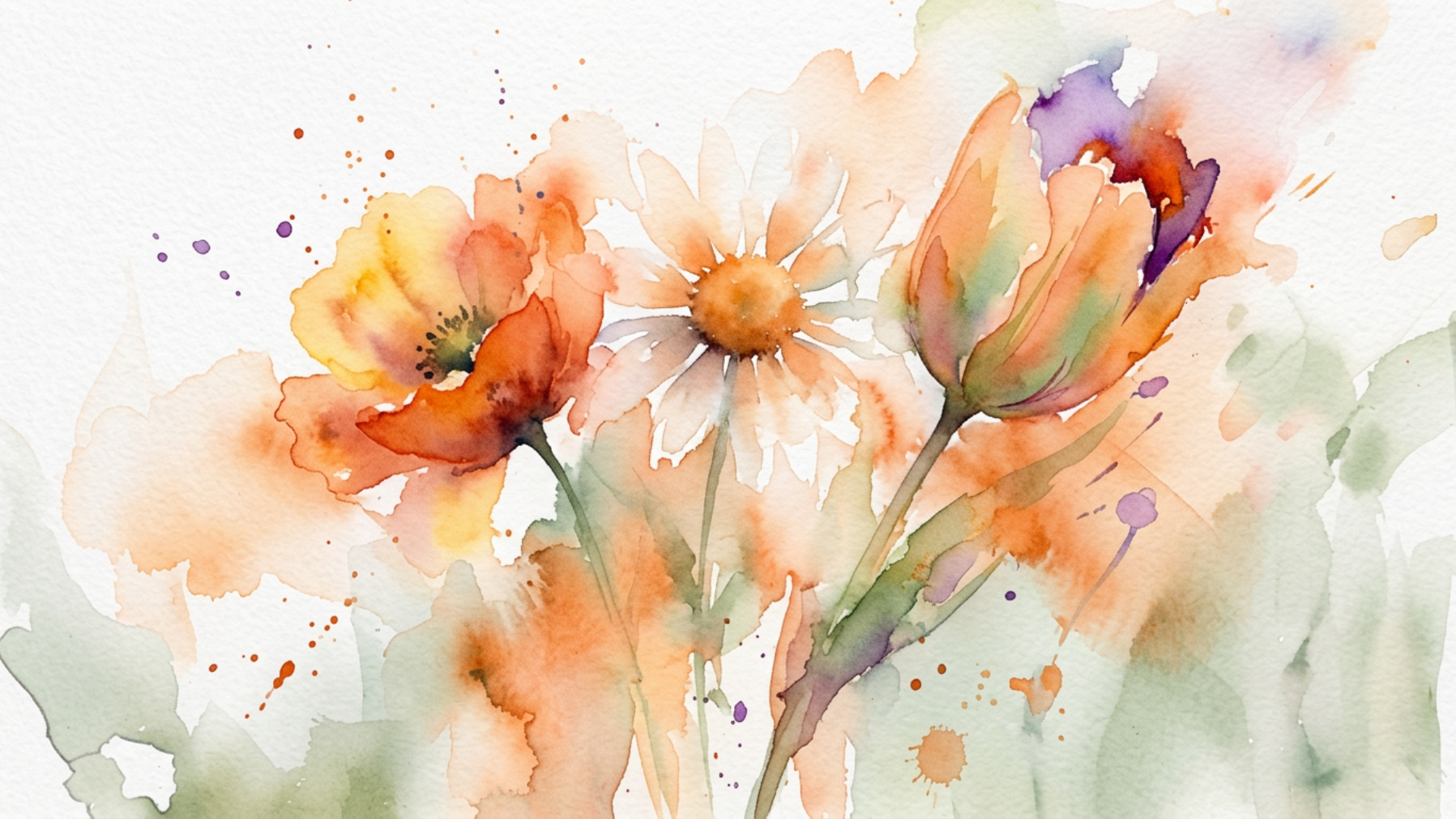 Aquarell Atmosphärenbild